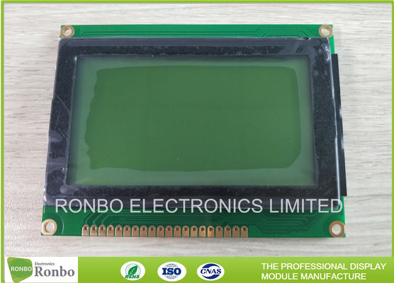 Positive 128 * 64 Monochrome Lcd Panel Yellow / Green With 8 Bit MCU Interface