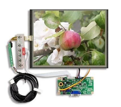 10.4 인치 10.4는 800x600 TFT LCD 모니터 Ba104s01-100 Ts104saalc01-00으로 조금씩 움직입니다