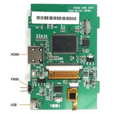 3.5Hdmi LCD 화면 320*480 라즈베리 파이 디스플레이 터치 제어 용량/ 저항