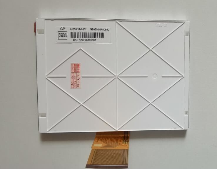 250 Nits 5 Inch 640*480 High Resolution LCD Display Zj050na-08c