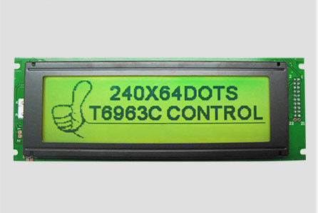 240*64 그래픽 도트 매트릭스 LCD 모듈 모노크롬 화면 평행 5v/3.3v 제어 IC T6963