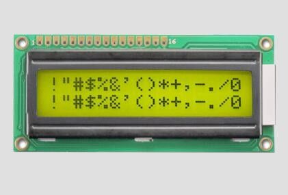 16 * 2 Character LCD Display Module LCX1602A Monochrome LCD Module Parallel Port 5V